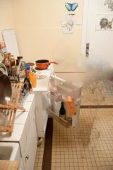 12h00 : faire à manger
